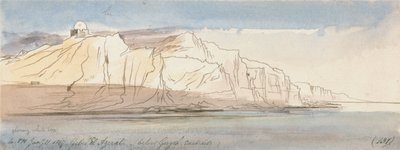 Gebel el Azerat (below Girgeh, east side) by Edward Lear